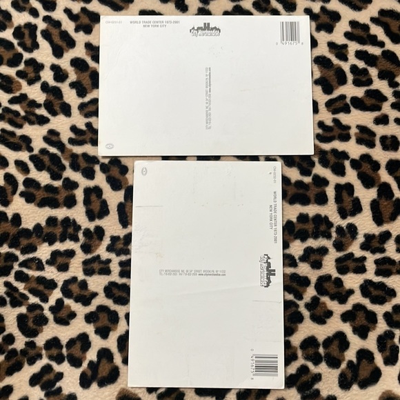 2001 NEW YORK CITY World Trade Center Towers Postcard Letter 2001 Manhattan NYC - Picture 2 of 16